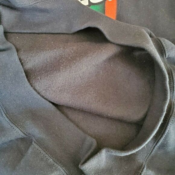 Russell Athletic Castrol Syntex Large Graphic L Vintage 90s Black Sweatshirt USA - Picture 9 of 10